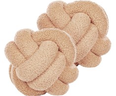 Beliani Rinkinys 2 dekoratyvinės pagalvės MALNI Boucle 19 x 19 cm