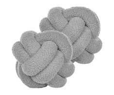 Beliani Rinkinys 2 dekoratyvinės pagalvės MALNI Boucle 19 x 19 cm Saw Unity