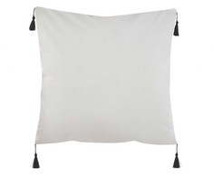 Beliani Lumarko 2 dekoratyvinės pagalvės geometrinio modelio 45 x 45 cm baltos su juoda SCHEFFLERA!