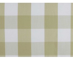 Beliani Rinkinys 2 Dekoratyvinės pagalvės TAMNINE 45 x 45 cm Šviesiai žalia languota