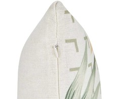 Shumee 2 dekoratyvinių pagalvių rinkinys sąraše 45 x 45 cm žalio smėlio RHAPIS