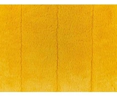 Beliani 2 pūkuotos dekoratyvinės pagalvės 45 x 45 cm geltona PUMILA