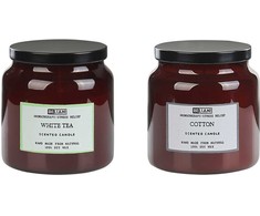 Beliani Rinkinys 2 ABSOLUTE ALCHEMY kvapiosios žvakės Sojų vaškas Šviežios natos