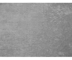 Beliani 2 korduroy dekoratyvinių pagalvių rinkinys 45 x 45 cm NOLANA pilka