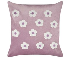 Beliani Rinkinys 2 dekoratyvinės pagalvės ECHINACEA Velvet 45 x 45 cm Violetinis