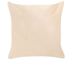 Beliani Rinkinys 2 dekoratyvinės pagalvės TALINUM Velvet 45 x 45 cm Kremas Gyvūnų raštas