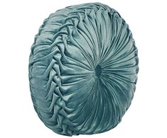 Beliani Rinkinys 2 dekoratyvinės pagalvės UDALA Velvet 40 x 40 cm Mėlyna Solid