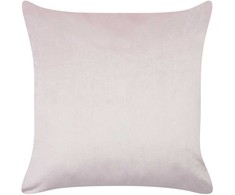 Beliani Rinkinys 2 dekoratyvinės pagalvės IBERIS Velvet 45 x 45 cm Rožinė