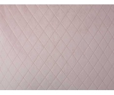Beliani rinkinys iš 2 velour dekoratyvinių pagalvių romby 45 x 45 cm rožinė PASQUE