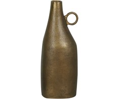 Beliani Wazon dekoracyjny SAMBHAR Metal 46 cm Mosiężny