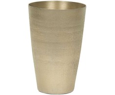 Beliani Pirkite AMRIT Metal Wazon 31 cm Auksinis