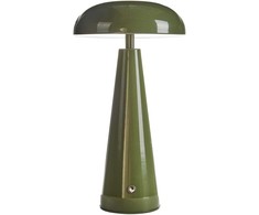 Beliani Belaidė LED stalinė lempa BOCONO su reguliatoriumi, metalinė, žalia
