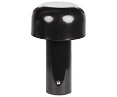 Beliani Bezprzewodowa lampa stołowa LED BESOS Ze ściemniaczem Metal Juodas