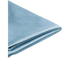 Beliani Dėklas na łóżko Welur FITOU 90 x 200 cm Mėlynas