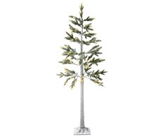 Beliani Dekoracja ogrodowa LED ALBIONI Drzewko 180 cm Baltas