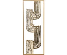 Beliani sienų apdaila THULIUM Metal 75 cm Auksinis
