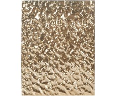 Beliani Dekoracja ścienna COIMBRA Metal 79 cm Auksinis