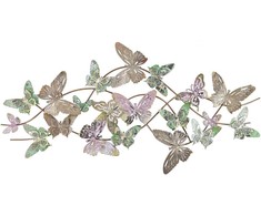 Beliani Sienų dekoracija Motyl GALLIUM Metalinė 53 cm spalvota
