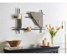 Beliani Sieninis dekoras PORTMARNOCK metalinis 45 cm spalvotas
