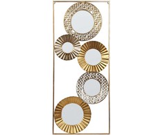 Beliani Sienos dekoracija MAICOBA metalinė 90 cm auksinė