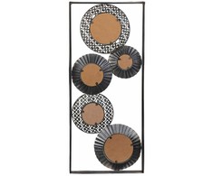 Beliani Sienos dekoracija MAICOBA metalinė 90 cm auksinė