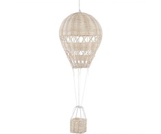 Beliani Dekoracja ścienna Balon BEMBA Rattan 60 cm Naturalny