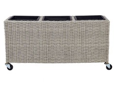 Beliani Gėlių vazonai BELLIS 82 cm Šviesiai rudas technorotangas
