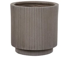 Beliani vazonas 30 cm smėlio-pilkos spalvos DARIA