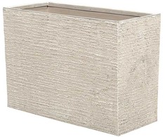 Beliani vazonas 34 x 80 x 56 cm smėlio EDESSA sp