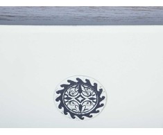 Beliani Vazonas ELATEIA 37 cm baltas