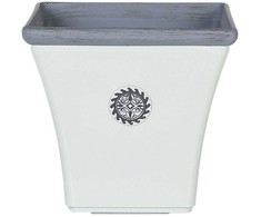 Beliani ELATEIA vazonas 37 cm Baltas