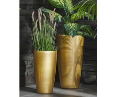 Shumee Beliani Doniczka TSERIA 40 cm Auksinis