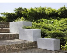 Beliani Vazonas MYRA 60 cm Baltas