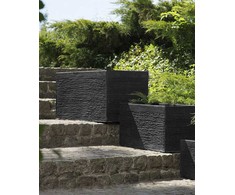 Beliani Doniczka MYRA 80 cm Juodas