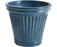 Beliani Doniczka MAIZE 43 cm Mėlyna