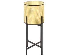 Beliani Doniczka na nóżkach FALLOPIA Metal 25 cm Kremas