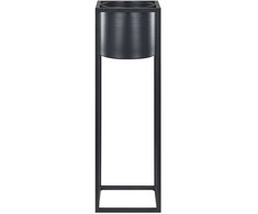 Shumee Doniczka na stojaku metalo sp. 15 x 15 x 50 cm juoda IDRA