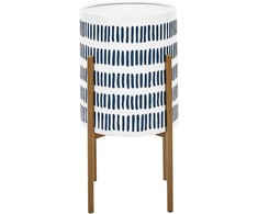 Beliani Gėlių stovas NEMOROSA Metalinis 31 cm baltas