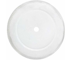 Beliani Gėlių vazonas OREOI 45 cm kreminės baltos spalvos