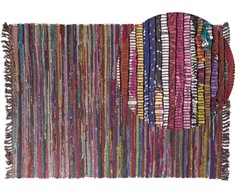 Beliani Kilimas DANCA juodas 140 x 200 cm