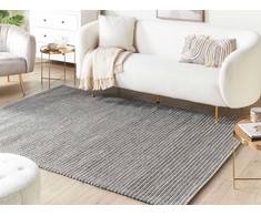 Beliani Kilimas KILIS pilkas 140 x 200 cm vilnonis