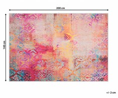 Beliani Kilimas ISPARTA spalvotas 140 x 200 cm