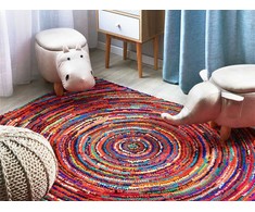 Beliani Kilim MALATYA Spalvotas 140 x 200 cm