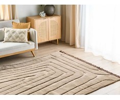 Beliani Dywan 200 x 300 cm smėlio spalva SAZOO Lumarko!