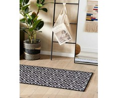 Beliani Dywan 60 x 200 cm juoda-balta KARUNGAL!