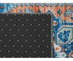 Beliani Lumarko kilimas 60 x 200 cm mėlyna oranžinė RITAPURAM!