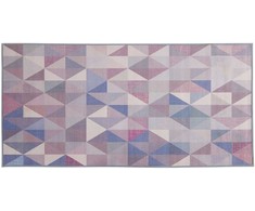 Beliani kilimas 80 x 150 cm melsvai pilka KARTEEE