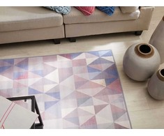 Beliani kilimas 80 x 150 cm melsvai pilka KARTEEE