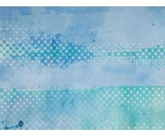 Beliani Dywan 80 x 150 cm mėlyna-žalia SUSUZ