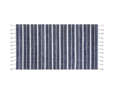 Beliani Kilimas BADEMLI tamsiai mėlynas 80 x 150 cm